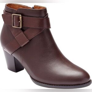 Vionic Trinity Women’s Leather Bootie Size 7 EXCELLENT Used Condition